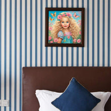 Load image into Gallery viewer, Diamond Painting - Full Round - curly hair girl (40*40CM)