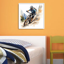 Load image into Gallery viewer, Diamond Painting - Full Round - Cycling boy (30*30CM)