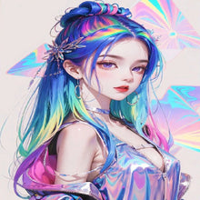 Load image into Gallery viewer, AB Diamond Painting - Full Round - modern girl (40*55CM)