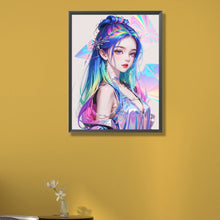 Load image into Gallery viewer, AB Diamond Painting - Full Round - modern girl (40*55CM)