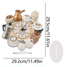 Load image into Gallery viewer, Acrylic Special Shaped Animal 5D Diamond Painting Clock Art Craft for Home Decor