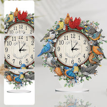 Load image into Gallery viewer, Acrylic Special Shaped Animal 5D Diamond Painting Clock Art Craft for Home Decor