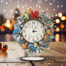 Load image into Gallery viewer, Acrylic Special Shaped Animal 5D Diamond Painting Clock Art Craft for Home Decor