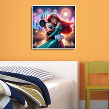 Load image into Gallery viewer, Diamond Painting - Full Round - mickey and princess (30*30CM)
