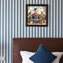 Load image into Gallery viewer, Diamond Painting - Full Round - cat and old man (40*40CM)