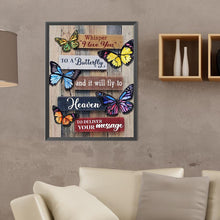 Load image into Gallery viewer, Diamond Painting - Full Round - butterfly slogan (30*40CM)