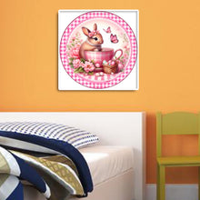 Load image into Gallery viewer, Diamond Painting - Full Round - round bunny (30*30CM)