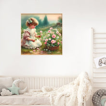 Load image into Gallery viewer, Diamond Painting - Full Round - garden girl (30*30CM)