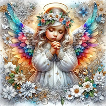 Load image into Gallery viewer, Diamond Painting - Full Round - angel girl (40*40CM)