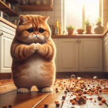 Load image into Gallery viewer, Diamond Painting - Full Round - funny cat (30*30CM)