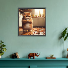 Load image into Gallery viewer, Diamond Painting - Full Round - funny cat (30*30CM)