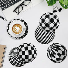 Load image into Gallery viewer, 8Pcs Stereotyping Art Diamond Painting Coasters with Holder Animal for Party