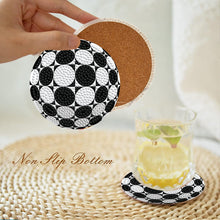 Load image into Gallery viewer, 8Pcs Stereotyping Art Diamond Painting Coasters with Holder Animal for Party