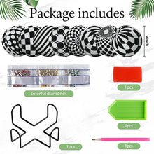 Load image into Gallery viewer, 8Pcs Stereotyping Art Diamond Painting Coasters with Holder Animal for Party