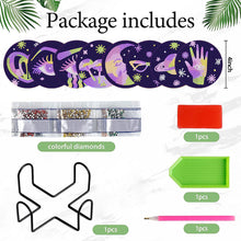 Load image into Gallery viewer, 8Pcs Devil Eye Diamond Painting Coasters with Holder Animal for Party Decor