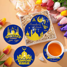 Load image into Gallery viewer, 8Pcs Starmoon Castle Diamond Painting Coasters with Holder Animal for Party