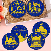 Load image into Gallery viewer, 8Pcs Starmoon Castle Diamond Painting Coasters with Holder Animal for Party