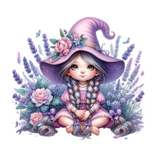 Load image into Gallery viewer, Diamond Painting - Full Round - lavender girl (30*30CM)