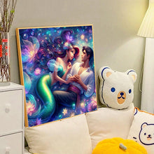 Load image into Gallery viewer, Diamond Painting - Full Round - Mermaid Princess and Prince (40*40CM)