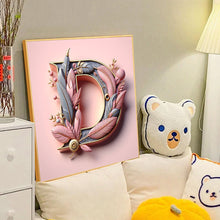 Load image into Gallery viewer, Diamond Painting - Full Round - feather letters (40*40CM)