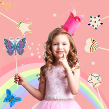 Load image into Gallery viewer, Special Shape Butterfly Garden Stake Diamond Art Craft Kits for Adults Beginners