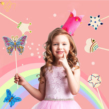 Load image into Gallery viewer, Special Shape Butterfly Garden Stake Diamond Art Craft Kits for Adults Beginners