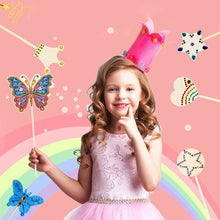 Load image into Gallery viewer, Special Shape Butterfly Garden Stake Diamond Art Craft Kits for Adults Beginners
