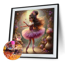 Load image into Gallery viewer, Diamond Painting - Full Round - dancing girl (30*30CM)