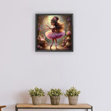 Load image into Gallery viewer, Diamond Painting - Full Round - dancing girl (30*30CM)