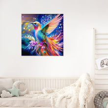 Load image into Gallery viewer, Diamond Painting - Full Round - hummingbird (30*30CM)