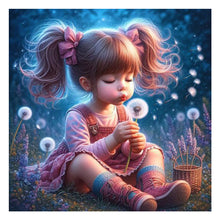 Load image into Gallery viewer, Diamond Painting - Full Round - dandelion girl (30*30CM)