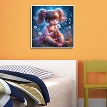 Load image into Gallery viewer, Diamond Painting - Full Round - dandelion girl (30*30CM)