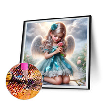 Load image into Gallery viewer, Diamond Painting - Full Round - angel girl (30*30CM)