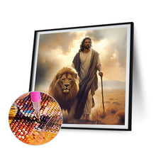 Load image into Gallery viewer, Diamond Painting - Full Round - jesus lion (30*30CM)