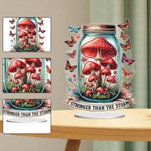 Load image into Gallery viewer, Acrylic Special Shaped Mushroom Bottle 5D DIY Diamond Art Tabletop Decorations