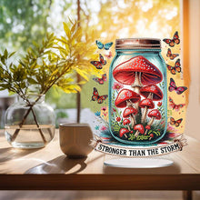 Load image into Gallery viewer, Acrylic Special Shaped Mushroom Bottle 5D DIY Diamond Art Tabletop Decorations