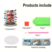 Load image into Gallery viewer, Acrylic Special Shaped Mushroom Bottle 5D DIY Diamond Art Tabletop Decorations