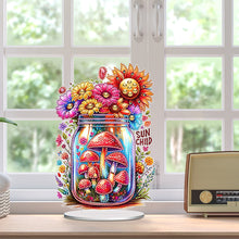 Load image into Gallery viewer, Acrylic Special Shaped Mushroom Bottle 5D DIY Diamond Art Tabletop Decorations