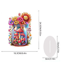 Load image into Gallery viewer, Acrylic Special Shaped Mushroom Bottle 5D DIY Diamond Art Tabletop Decorations