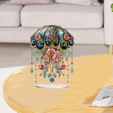 Load image into Gallery viewer, Acrylic Special Shaped Floral Jellyfish Table Top Diamond Painting Ornament Kits