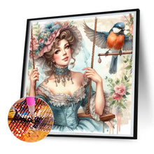 Load image into Gallery viewer, Diamond Painting - Full Round - swing lady (30*30CM)