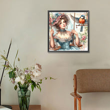 Load image into Gallery viewer, Diamond Painting - Full Round - swing lady (30*30CM)