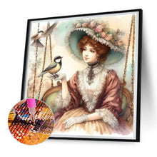 Load image into Gallery viewer, Diamond Painting - Full Round - swing lady (30*30CM)