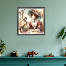Load image into Gallery viewer, Diamond Painting - Full Round - swing lady (30*30CM)