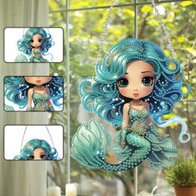 Load image into Gallery viewer, Acrylic Mermaid 5D DIY Diamond Art Hanging Decorations Home Ornaments Kit