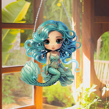 Load image into Gallery viewer, Acrylic Mermaid 5D DIY Diamond Art Hanging Decorations Home Ornaments Kit