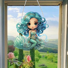Load image into Gallery viewer, Acrylic Mermaid 5D DIY Diamond Art Hanging Decorations Home Ornaments Kit
