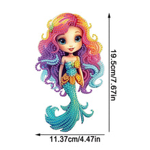 Load image into Gallery viewer, Acrylic Mermaid 5D DIY Diamond Art Hanging Decorations Home Ornaments Kit
