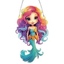 Load image into Gallery viewer, Acrylic Mermaid 5D DIY Diamond Art Hanging Decorations Home Ornaments Kit