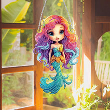 Load image into Gallery viewer, Acrylic Mermaid 5D DIY Diamond Art Hanging Decorations Home Ornaments Kit